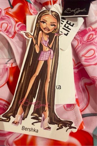 Vestido Bad Gyal x Bershka Estampado Cerezas