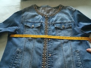 Chaqueta vaquera mujer adornada