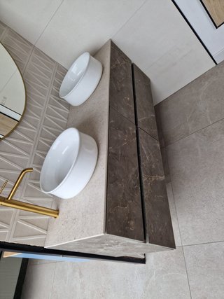 Mueble Baño Cecil 4 Cajones Palacio Oro 140cm