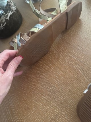 Sandalias blancas talla 37 sin estrenar