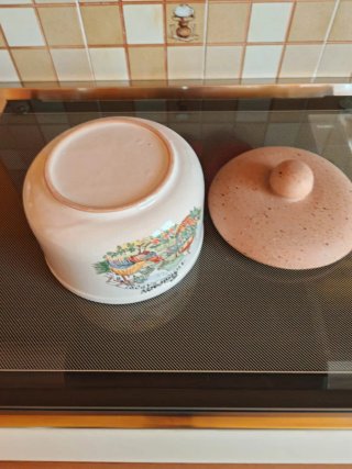 Biscottiera ceramica rustica