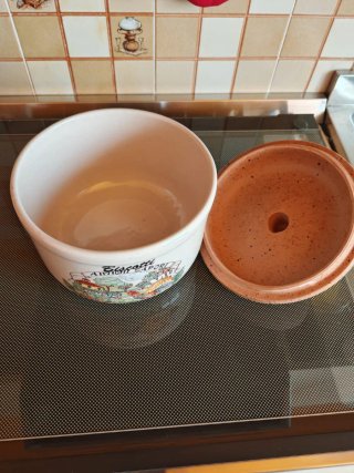 Biscottiera ceramica rustica