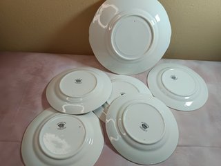 Set Wellington Postre Cerámica Inglesa