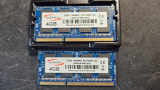 2x 4GB DDR3 SO-DIMM RAM 1600MHz KAMOSEN