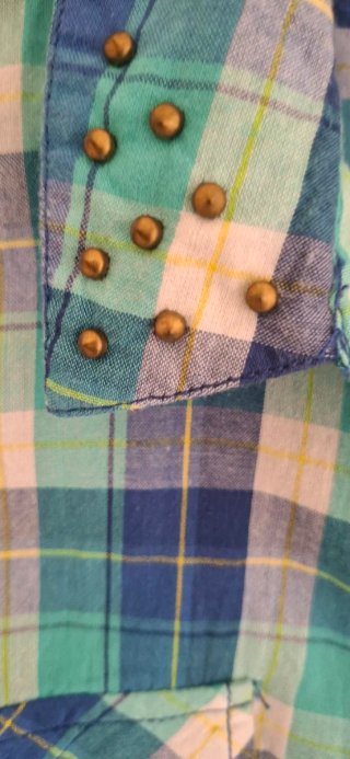 Camicia senza maniche a quadri Terranova L