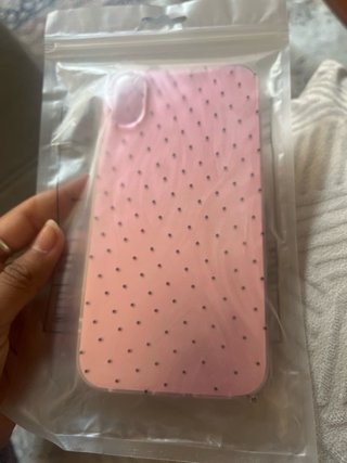 Funda iPhone XR Rosa Perla Lunares