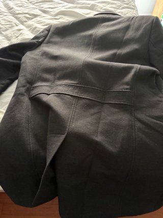 Abrigo negro hombre talla xl