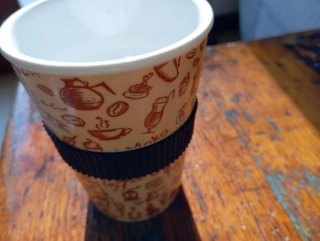 Tazza da caffè con disegno