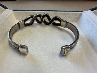 Pulsera Esclava Plata y Oro