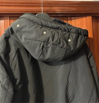 Chaquetón negro Zara