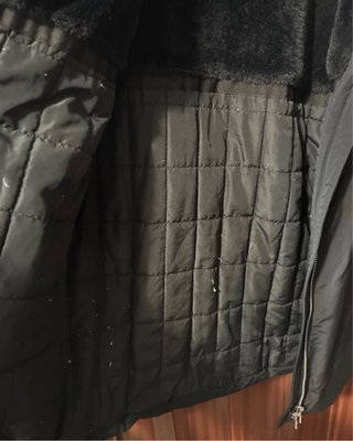 Chaquetón negro Zara