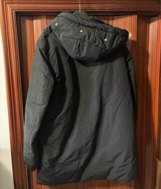 Chaquetón negro Zara