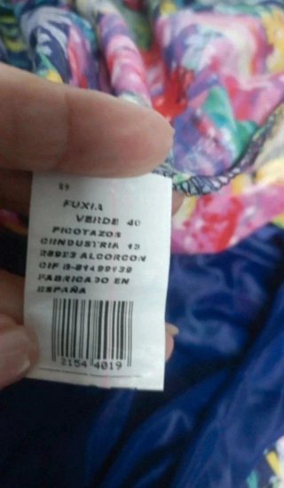 Vestido estampado floral Pilar Prieto Talla M