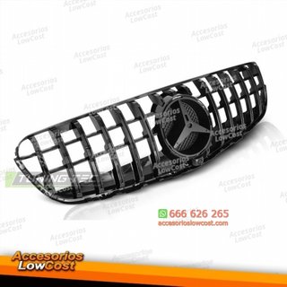 PARRILLA DEPORTIVA CROMADA NEGRO PARA MERCEDES GL