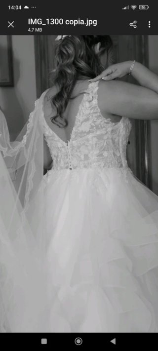 Vestido de Novia MARU/ATELIER Talla 48 Ivory