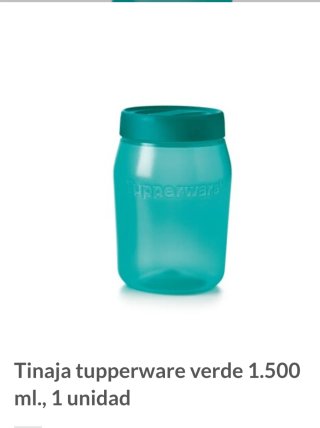 Tinaja Tupperware Verde 1.5L