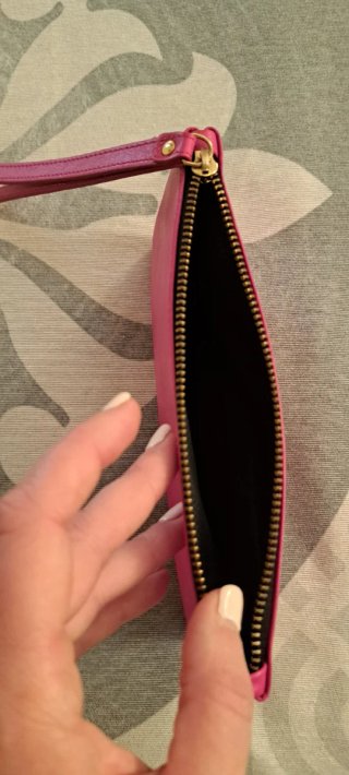 Bolso de mano rosa