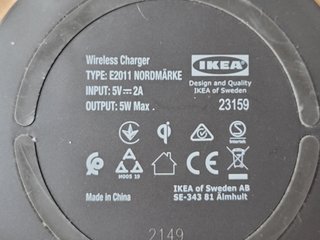 Cargador Inalámbrico IKEA