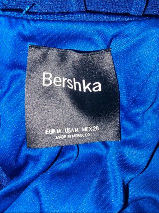 Vestido Bershka Azul Talla M