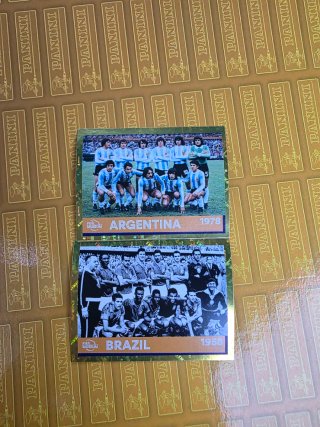 Cromos Panini Argentina 1978 y Brasil 1958