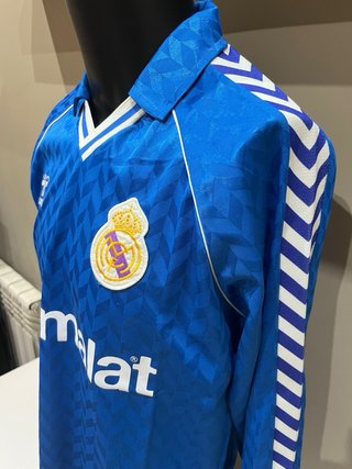 Camiseta Real Madrid 86-87 Azul Original