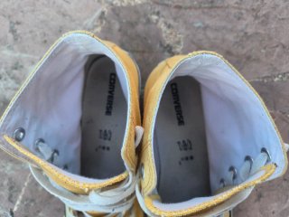 Zapatillas Converse Amarillas Talla 45 o 10 1/2.