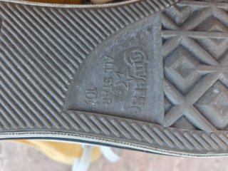 Zapatillas Converse Amarillas Talla 45 o 10 1/2.