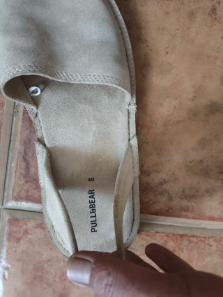 Sandalias mallorquina Pull&Bear beige