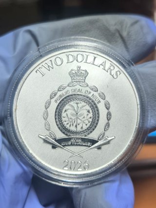 Moneda 1 Onza Plata Star Wars Darth Vader