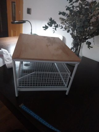 Estantería auxiliar madera y metal