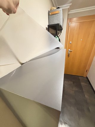 Zapatero Gris Madera