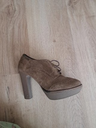Pepe Jeans Zapatos Tacón 11cm Marrones