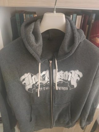 Sudadera Shein Gris Talla L