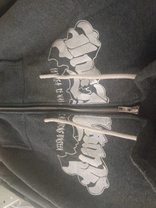Sudadera Shein Gris Talla L