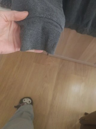 Sudadera Shein Gris Talla L