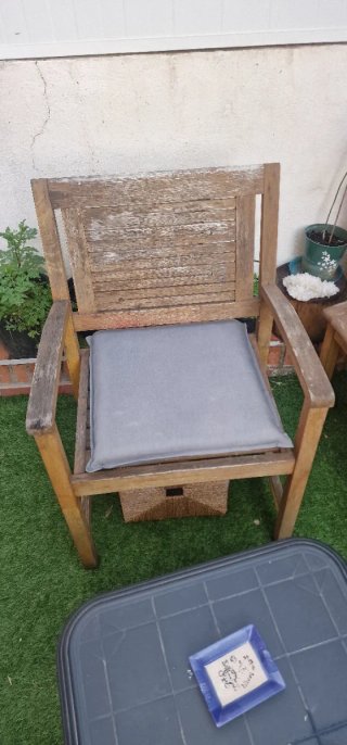 Conjunto Terraza Madera con Cojines