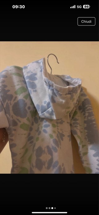 Felpa bimba tie-dye