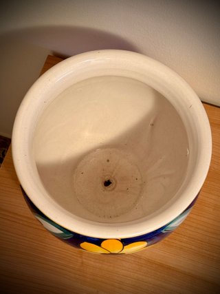 Macetero / Pecera de cerámica