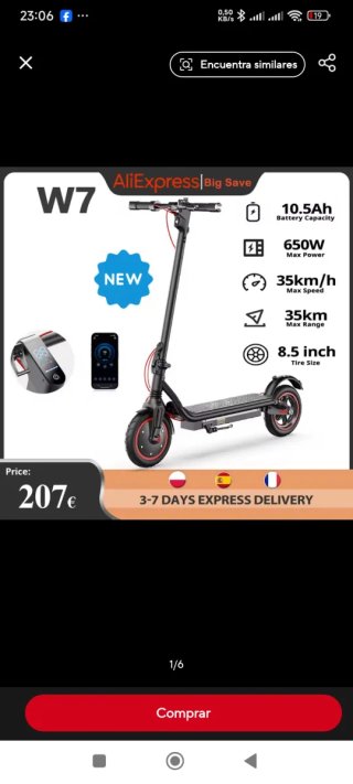 Patinete Eléctrico Nuevo