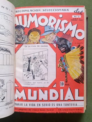 Humorismo mundial.  N° 1 al 12. 1952 completo.