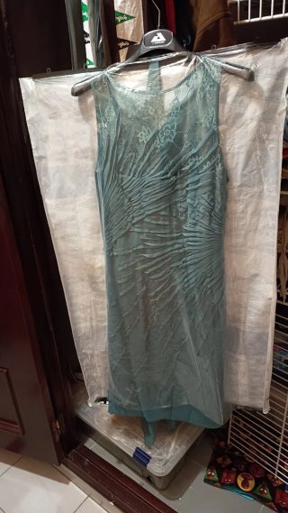 Vestido Sara Verde Agua Talla M