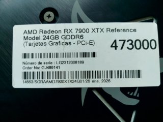 AMD Radeon RX 7900 XTX 24GB GDDR6