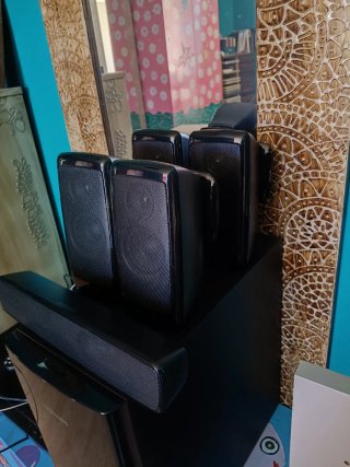 Pak completo. pantalla+ home cinema Samsung+proyec