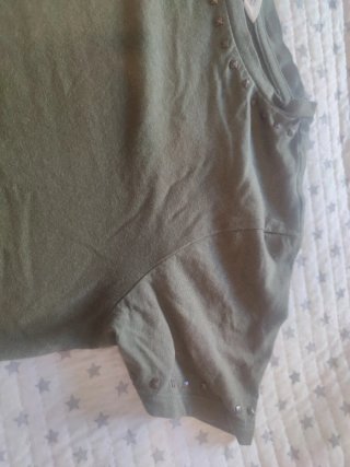 Camiseta Springfield manga corta verde