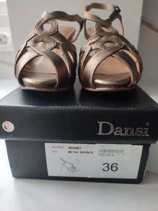 Sandalias bronce T36