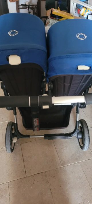 Bugaboo Donkey Silla de Paseo Doble Azul
