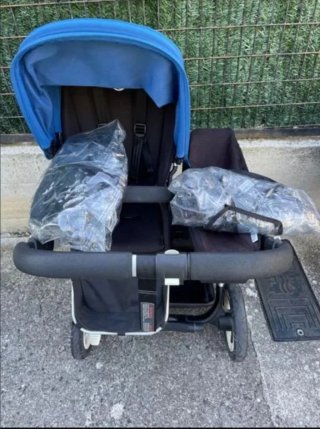 Bugaboo Donkey Silla de Paseo Doble Azul