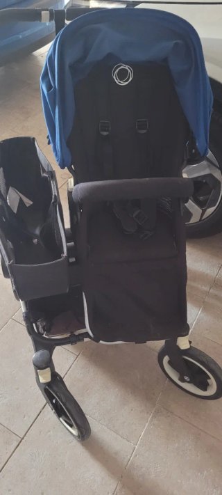 Bugaboo Donkey Silla de Paseo Doble Azul