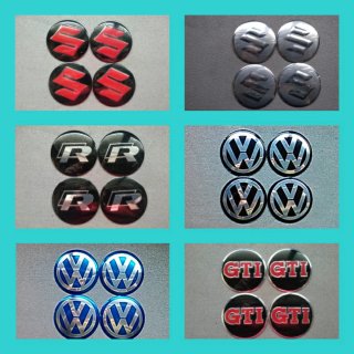 Pegatinas 56mm tapabuje Volkswagen Suzuki GTI logo