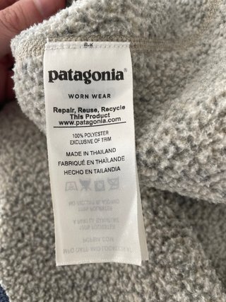 Forro Polar Patagonia M Beige/Azul